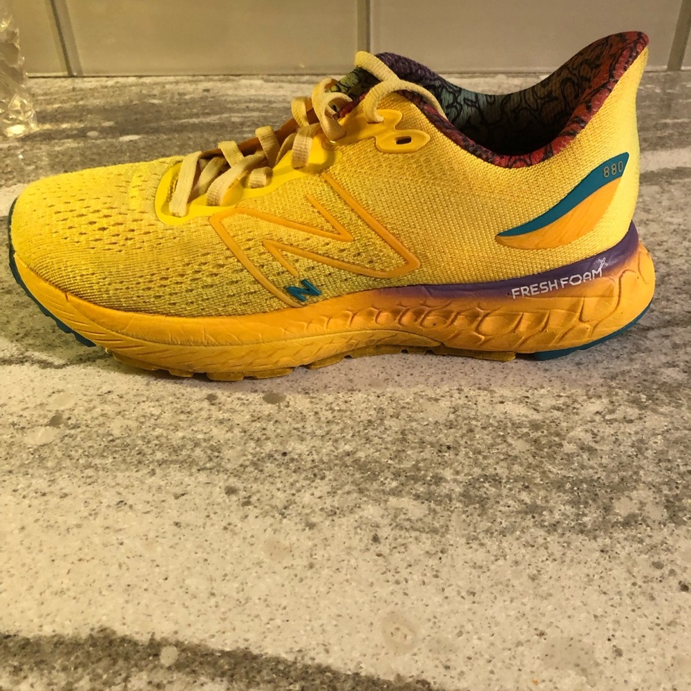 New Balance  880 v 12Yellow and Purple Athletic Shoes